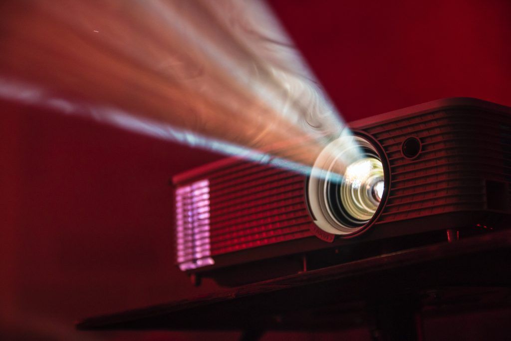 Un retroprojecteur